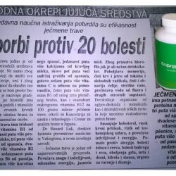 Ako imate visok pritisak ovo mora da znate Ječmena trava