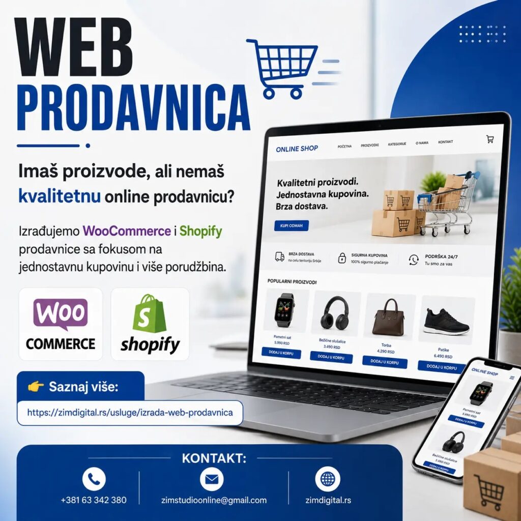 WEB PRODAVNICA WEB PRODAVNICA